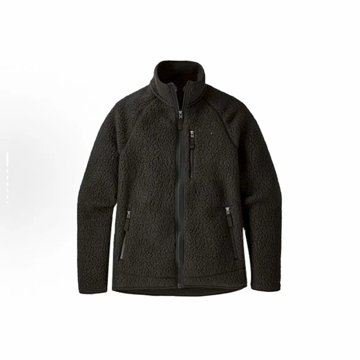 Winter stand collar wool jacket, warm and soft wool fleece, autumn casual jacket, outdoor daily wear, winter jacket for men