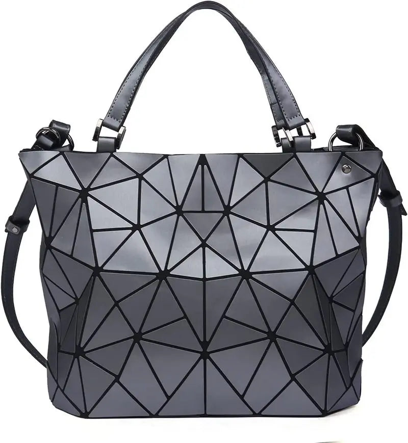 Handbags Bags For Women 2025 Designer Luxury Tote Bucket Bag Fashion Geometric Crossbody Shoulder Messenger Hand Bag Silver