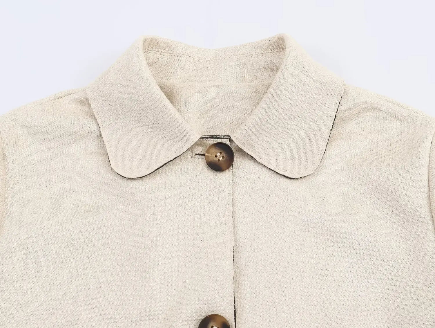 Women's Jacket 2025 New Arrival Women's Casual Fashion Short Jacket Single-Breasted Design