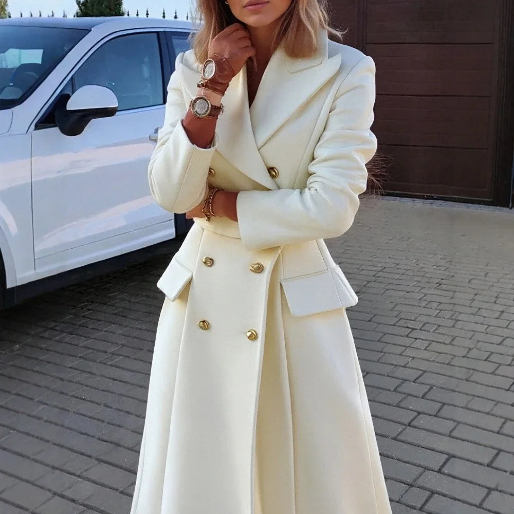 Women's Winter Coat Comfortable 2025 Fashion Long Coat Woman Long Sleeve A-Line Regular Fit Daily Plus Size Outerwear Clothing