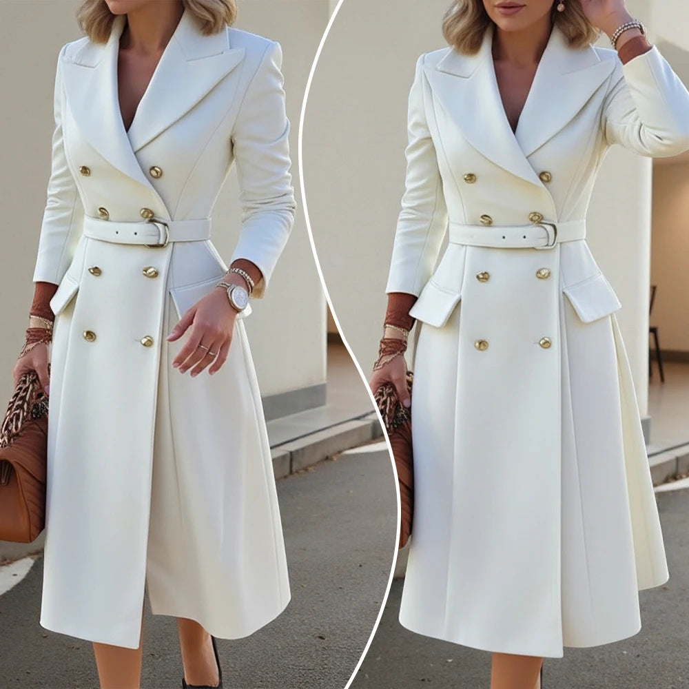 Women's Winter Coat Comfortable 2025 Fashion Long Coat Woman Long Sleeve A-Line Regular Fit Daily Plus Size Outerwear Clothing