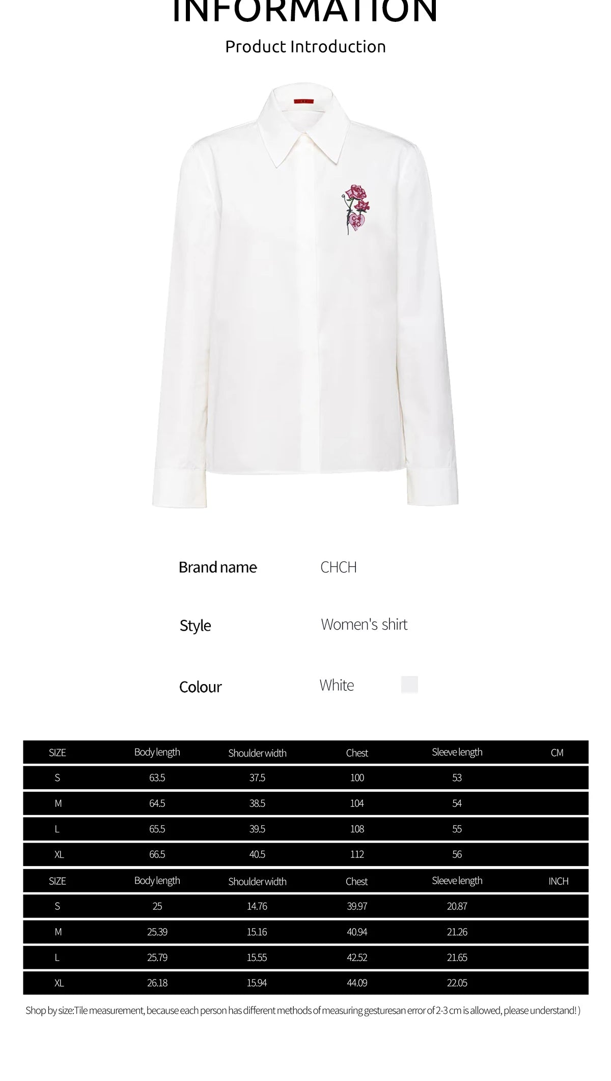 Women Shirts Casual Long Sleeve Blouse Embroidered Flowers Elegant Lapel Loose Shirt Spring Summer Solid Office Lady Tops