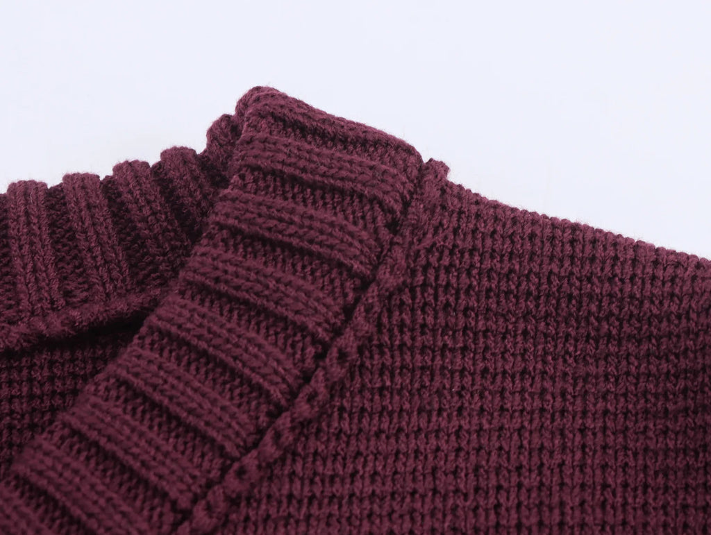 Woman's Knitted Pullover Round Neck Pleated Short Sleeve Slim Solid Color Cropped Sweater Simple Commuter Autumn Female Top