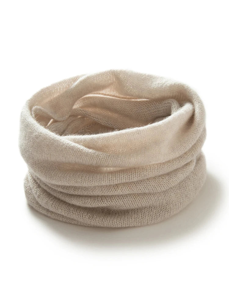Women 100% Cashmere Bottom Price Tube Scarf Light Chimney Scarf Neck Gaiter Warmer Cowl Collar Loop Soft Knit Accessories Kids