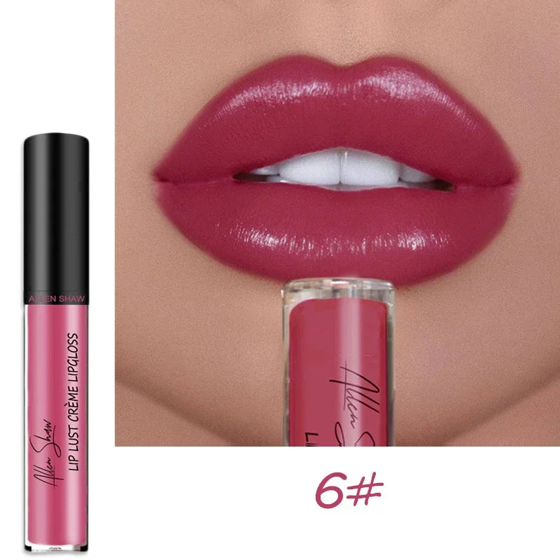 Liquid Lipstick Waterproof Shimmer Lip Gloss Tint Long Lasting Velvet Cream Lips Colors Matte Lipsticks Makeup Sexy 12 Colors