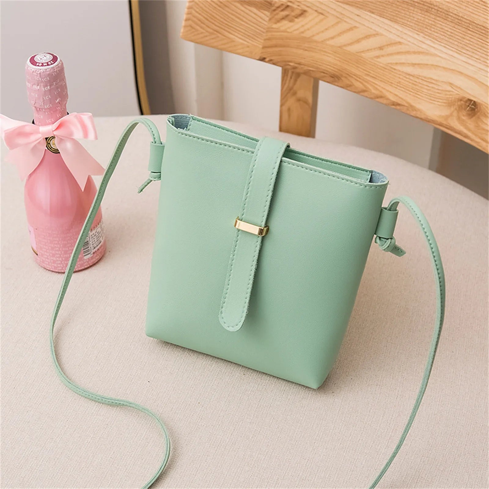 Women'S Bags Trendy Fashion Drawstring Lady Bag Cross-Border Casual Letter Handbag Mochilas Para Mujer Mochilas Femeninas