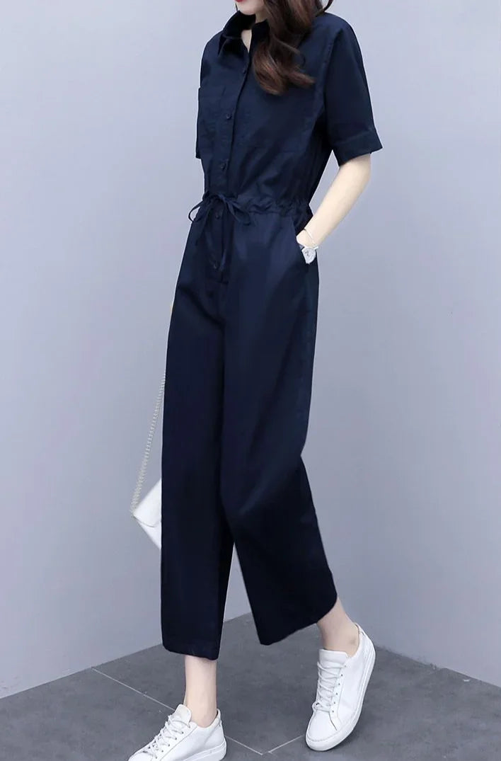 Trousers Woman Summer 2025 Top and Pant Sets for Women 2 Pieces Draw String Comfortable Outfit Cheap Casual Elegant Aesthetic D