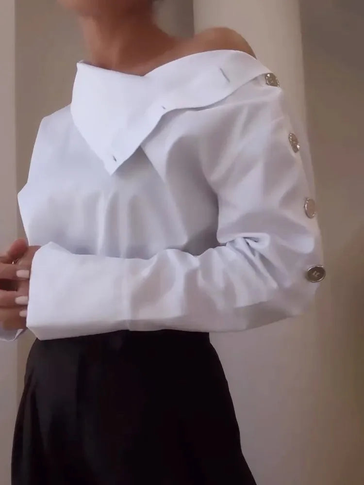 New Fashion Shirt For Women Women 2025 Casual Long-sleeve Button Women's Blouse Spring Chic White Tops Office Shirts Female