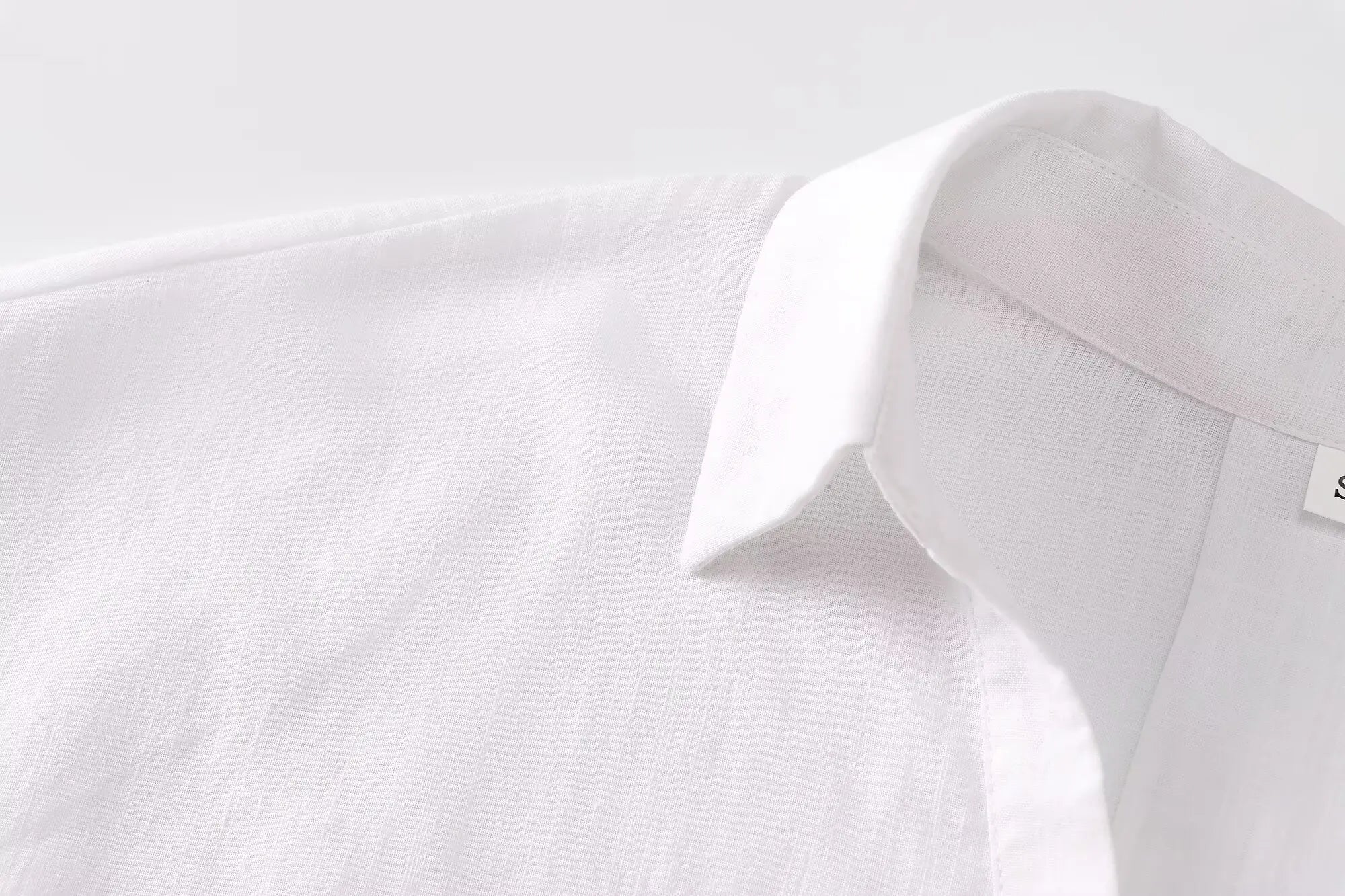 2025 Women Yellow Shirt Fashion Cotton Linen Wide-sleeved Short Shirt Single-breasted Casual Loose Blouse Mujer Roupas