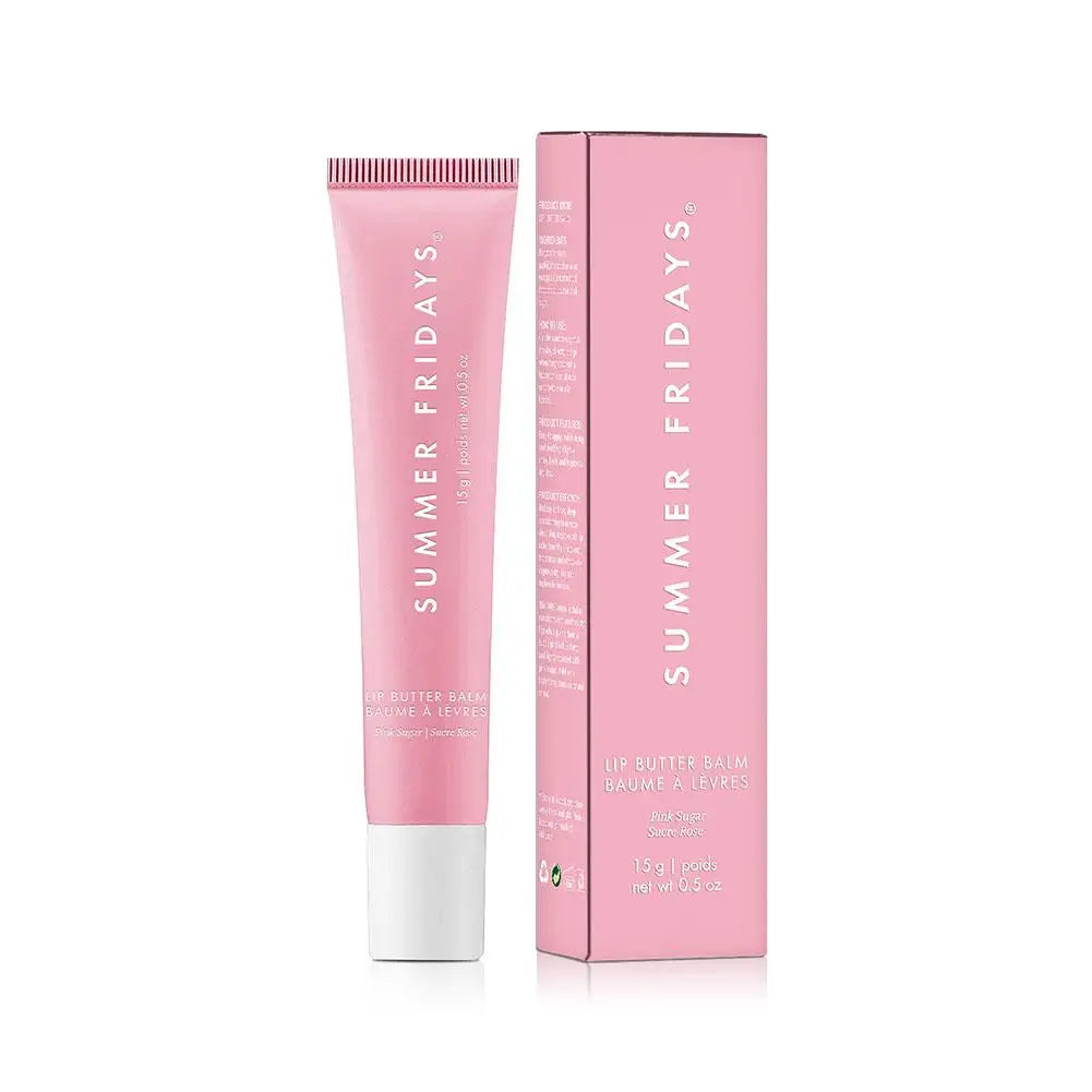 Summer Fridays Lip Balm Lipstick Moisturizing Glossy Smooth Soft Lips Cosmetics Sugar Vanilla Beige Sweet Mint Makeup Lip Care