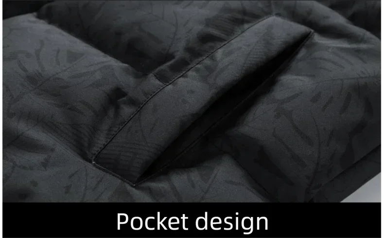 Men's coat  winter cotton padded jacket with hood  warm camouflage  thickened and down down cotton padded jacket