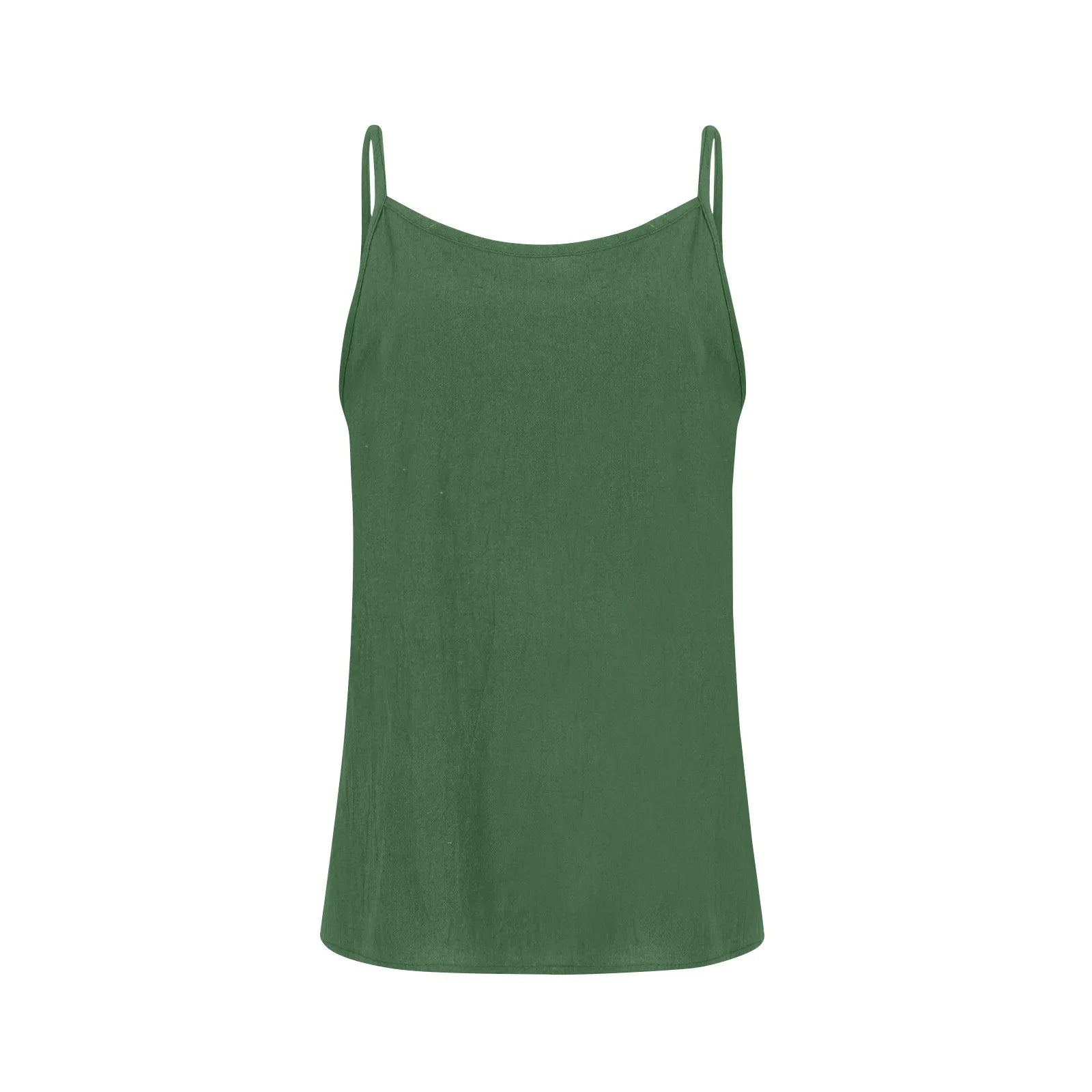 Women's tops sexys Cotton Linen Camisole Vest Summer Loose Sleeveless Versatile Bottom Top solid color blouse classic camisetas