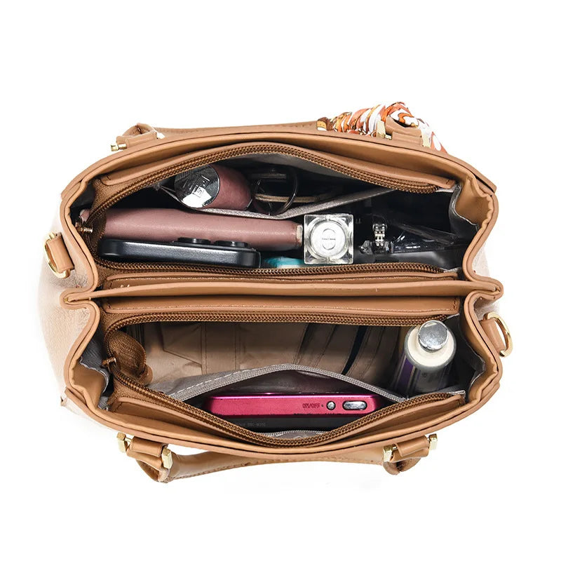 Women bag Handbag for women 2025 sac a main Casual foreign style Canvas large capacity ladies trend fashion elegant bag