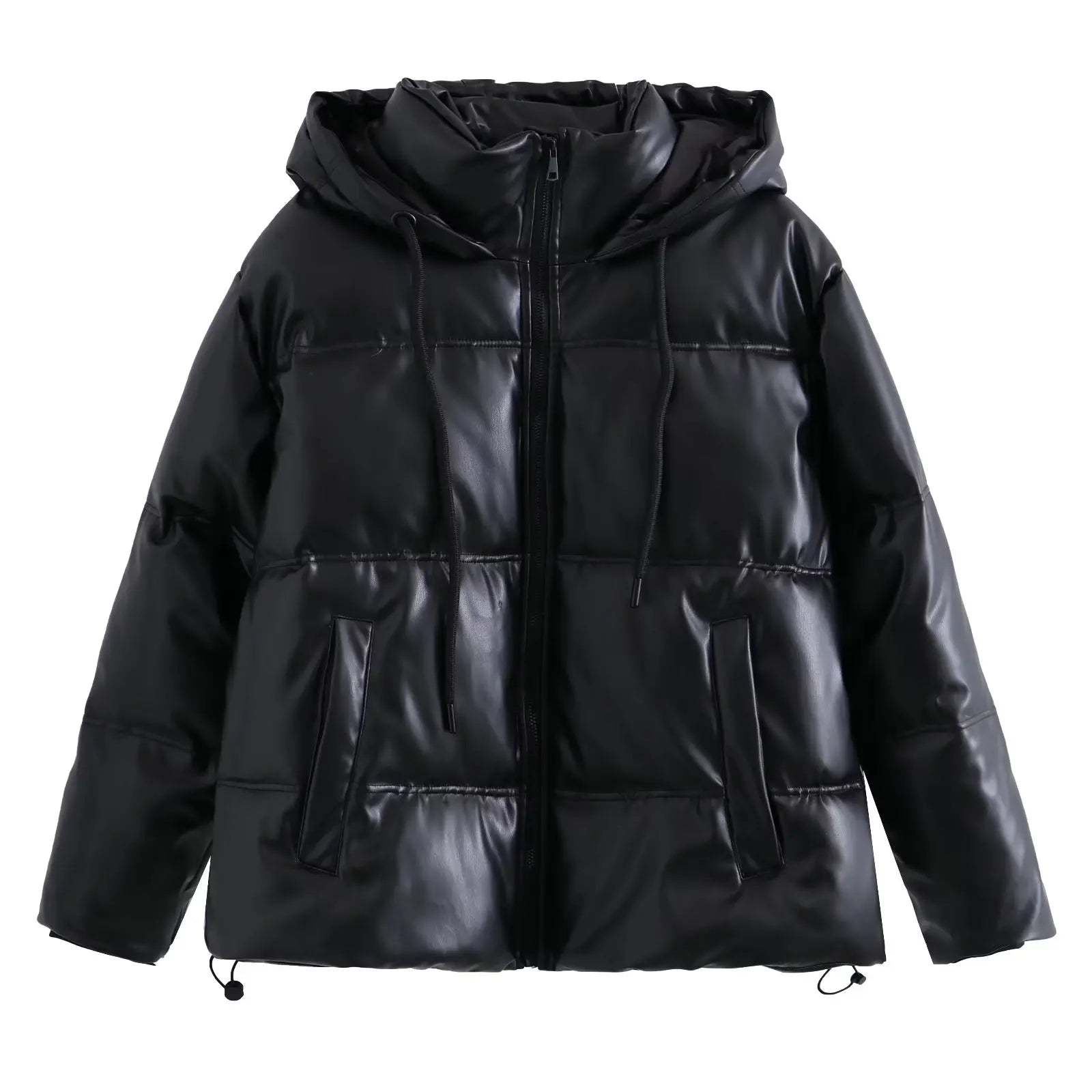 Winter Women's Cold Coat Winter Jackets For Women 2023 Warm Leather PU Parkas Winter Coat Promotion Female Outerwear