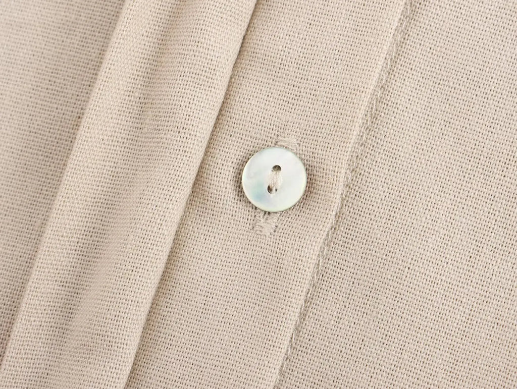 2025ZA&JIA new women's wear European and American style French design shirt versatile casual loose shirt