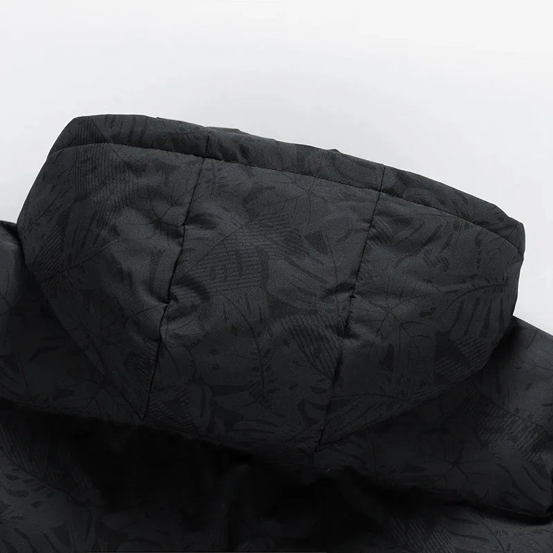 Men's coat  winter cotton padded jacket with hood  warm camouflage  thickened and down down cotton padded jacket