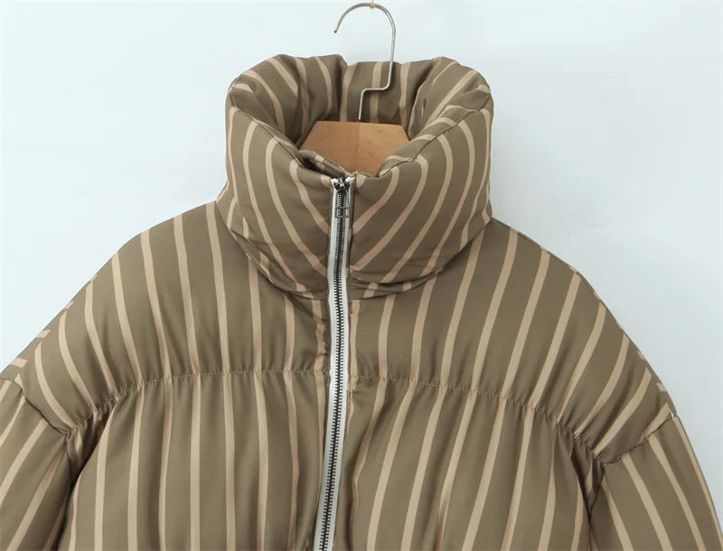 Women's Coat  New Loose and Comfortable Padded Jacket Fashionable Casual Cotton Coat for Autumn and Winter