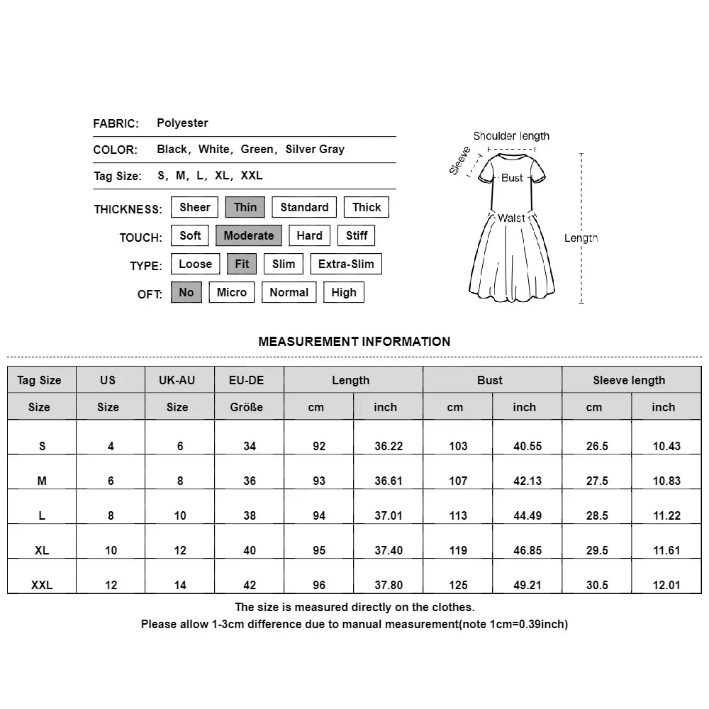 Women's Fashion  Loose T-Shirt Dress Ladies V Neck Short Sleeve Beach Baggy Solid Sundress Clothing