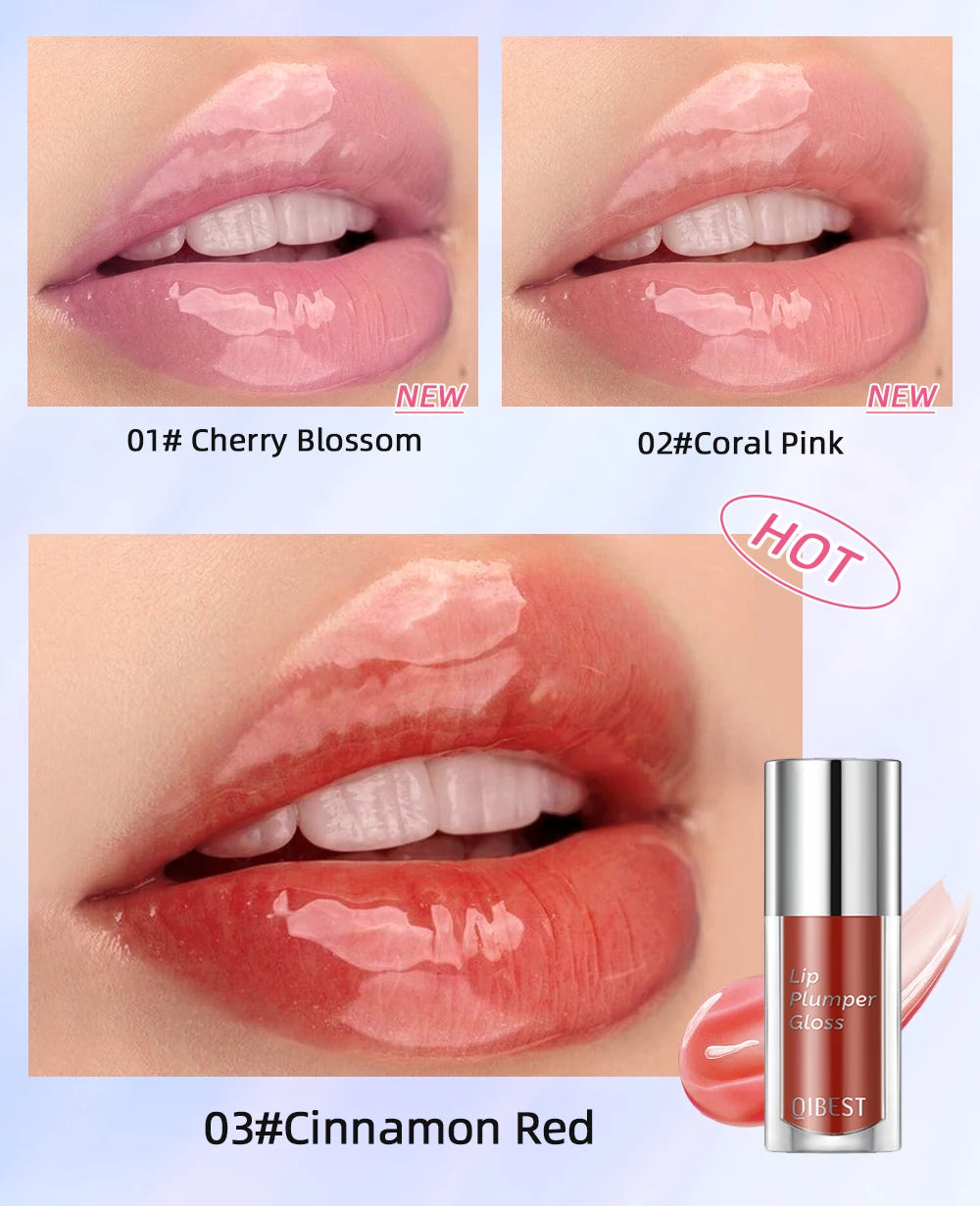 Plump Lip Glow oil Lip Care Oil Plumping Lip Gloss Non-Sticky Formula lip oil moisturizing Lipstick Hydrating Polished lips oil