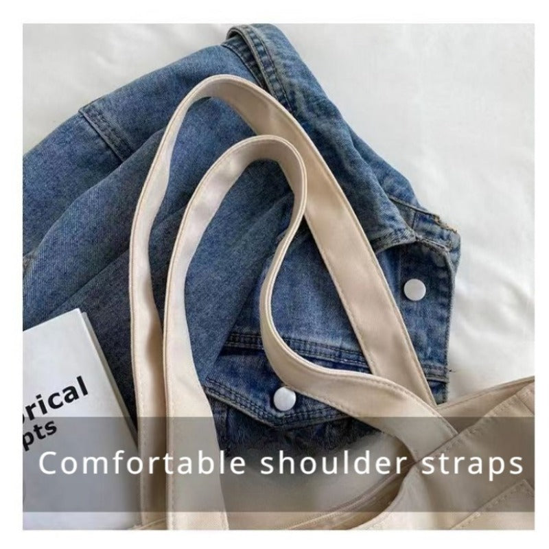 Women's Fashion Shoulder Bag Class Large Capacity Student Tote Bag New Canvas Commuter Handbag Carrying Bags cabas eco bag