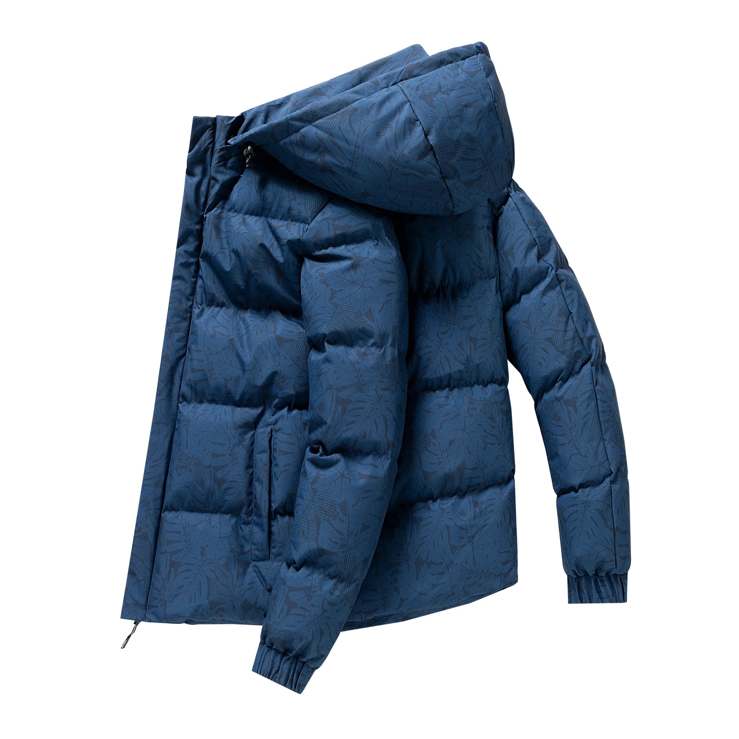 Men's coat  winter cotton padded jacket with hood  warm camouflage  thickened and down down cotton padded jacket