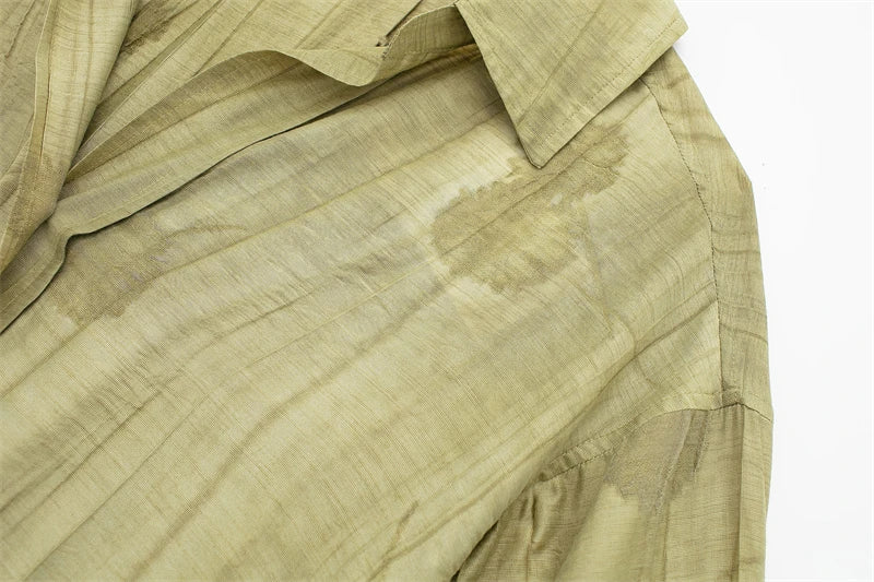 Women's Set 2024 New Fashion Spring Jacquard Loose Ladies Shirt Summer Women Pants Casual Chic Print Set for Women