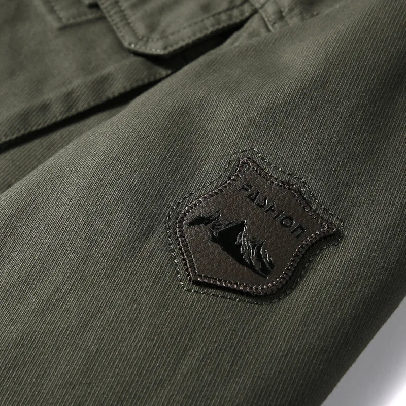 Men's Lamb Wool Jacket Military Coat Men's Autumn and Winter Thick Warm Retro Workwear Winter Coat Plus Size Men's Clothing 6XL