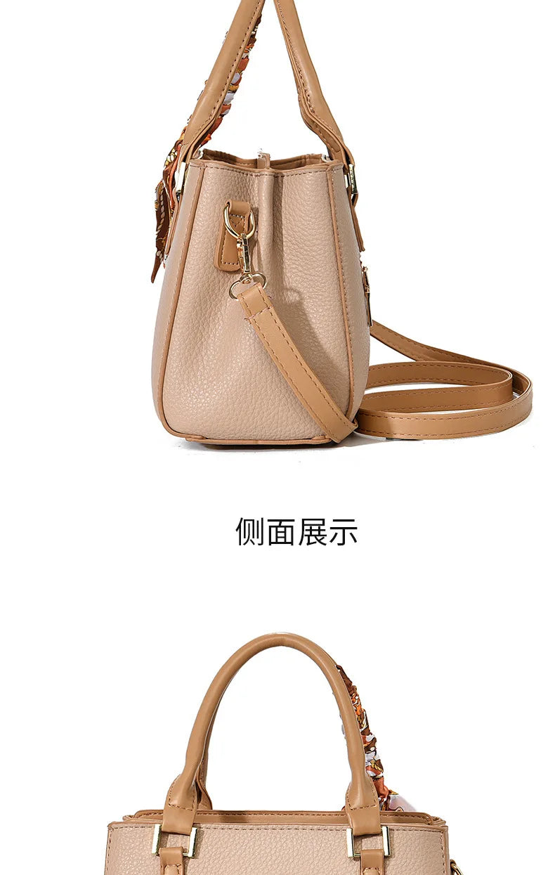 Women bag Handbag for women 2025 sac a main Casual foreign style Canvas large capacity ladies trend fashion elegant bag