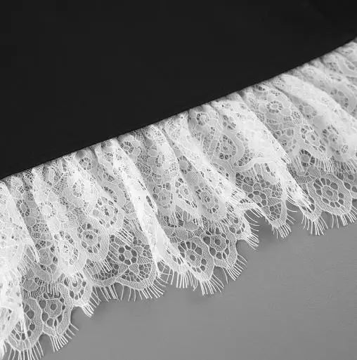 Women's Coat 2025 Autumn New V-Neck Lace Lace Queen Style Black Temperament Small Suit Coat Gorgeous Retro Elegant Coat