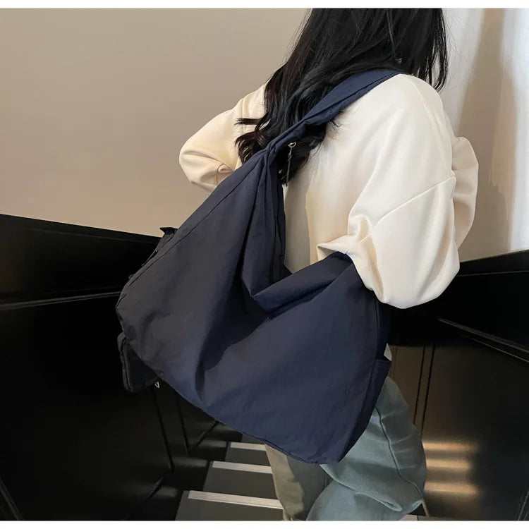 Women's Handbag Large Women Shoulder Shopper Bag Canvas Luxury Designer Cloth Tote Bags for Woman 2025 Trend Brands Big Female