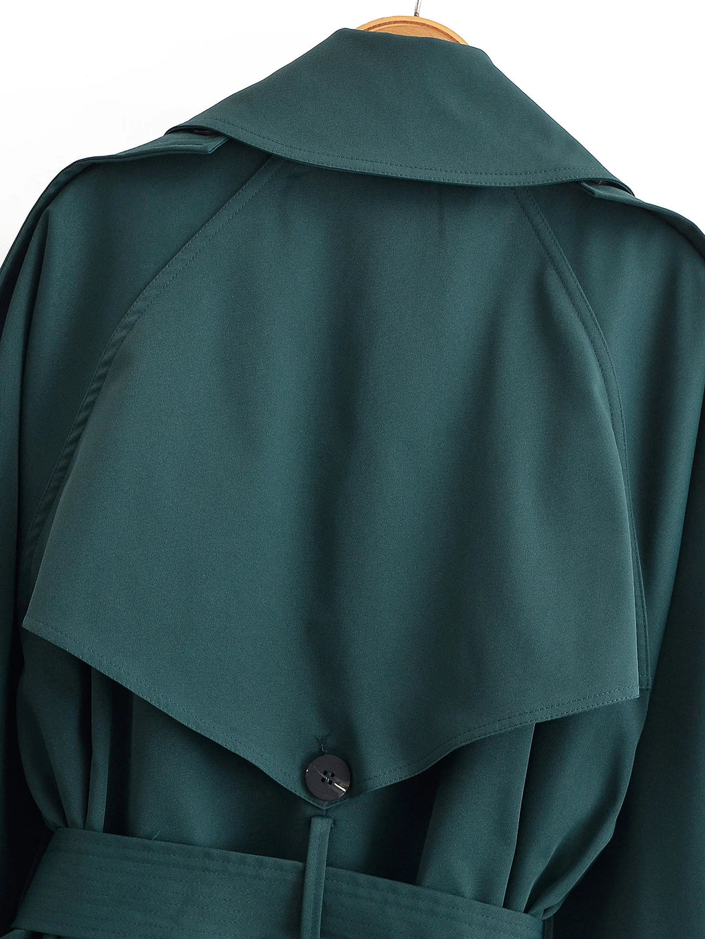 Women Elegant Long Trench Coats Autumn Fashion Double Breasted TrenchCoat With Belt Solid Jacket Streetwear Lady Windbreaker