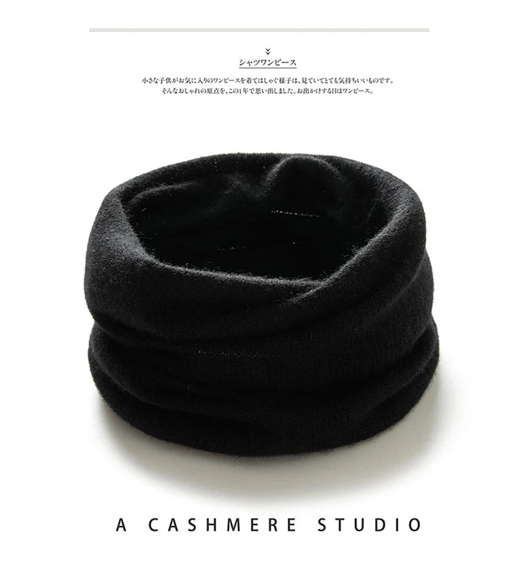 Women 100% Cashmere Bottom Price Tube Scarf Light Chimney Scarf Neck Gaiter Warmer Cowl Collar Loop Soft Knit Accessories Kids