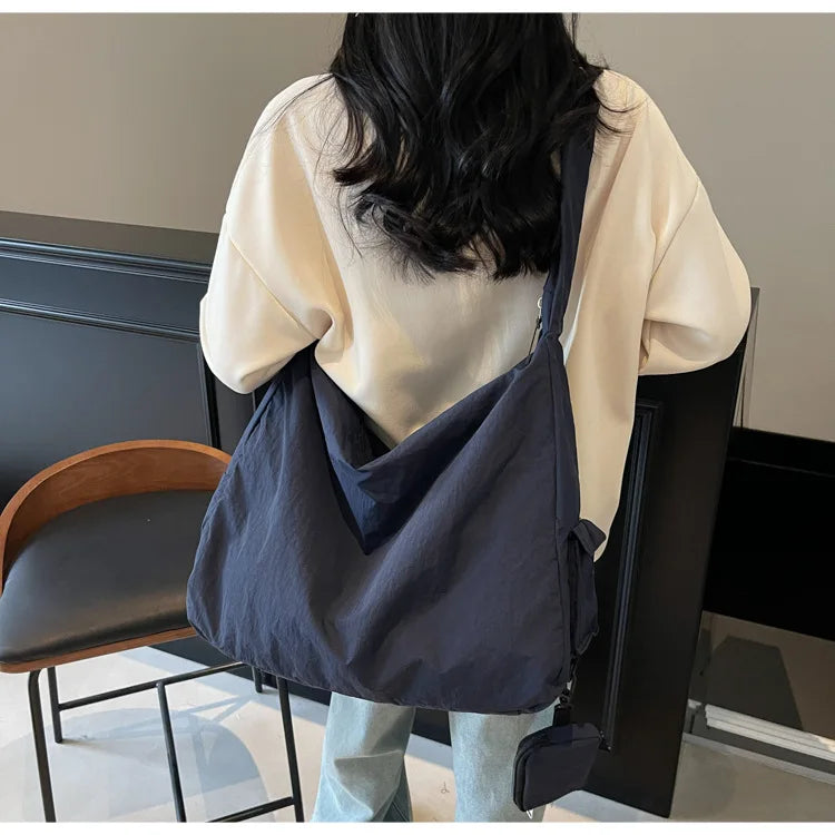 Women's Handbag Large Women Shoulder Shopper Bag Canvas Luxury Designer Cloth Tote Bags for Woman 2025 Trend Brands Big Female