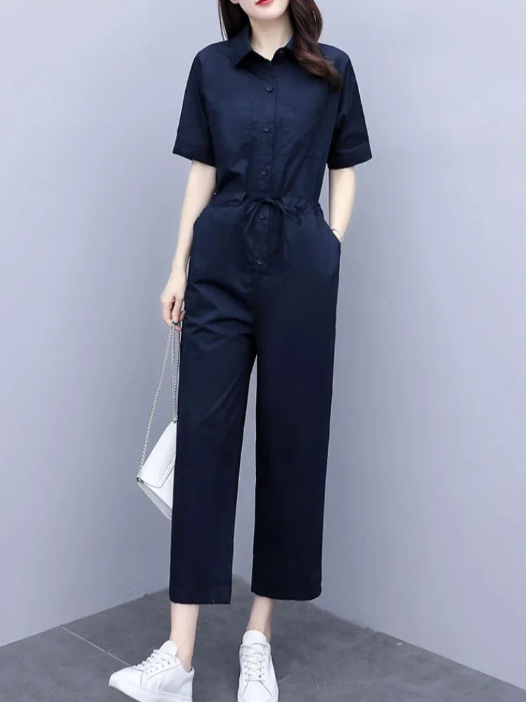 Trousers Woman Summer 2025 Top and Pant Sets for Women 2 Pieces Draw String Comfortable Outfit Cheap Casual Elegant Aesthetic D