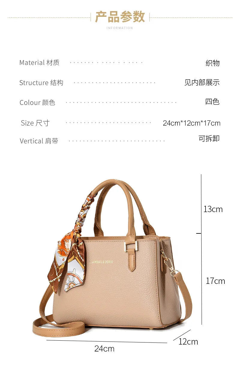 Women bag Handbag for women 2025 sac a main Casual foreign style Canvas large capacity ladies trend fashion elegant bag