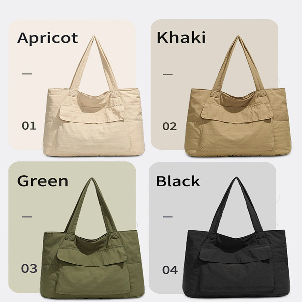 Women's Fashion Shoulder Bag Class Large Capacity Student Tote Bag New Canvas Commuter Handbag Carrying Bags cabas eco bag