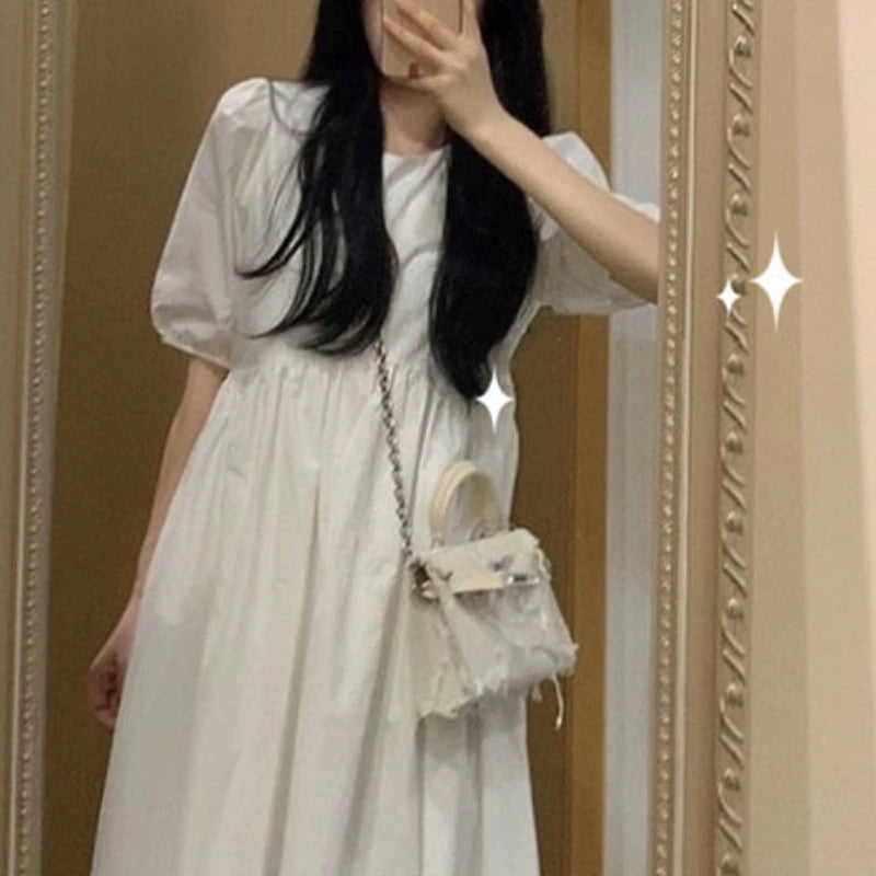 Female Dresses 2025 Midi White Clothing Women's Dress Cheap Casual One-piece Hot Xxl Chic and Elegant Pretty Vintage Harajuku X