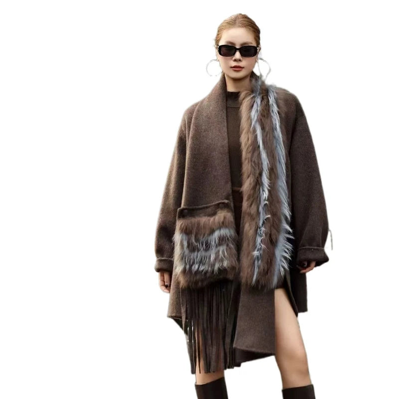 Women's Double-Faced Cashmere Coat - 2025 Autumn & Winter New Style