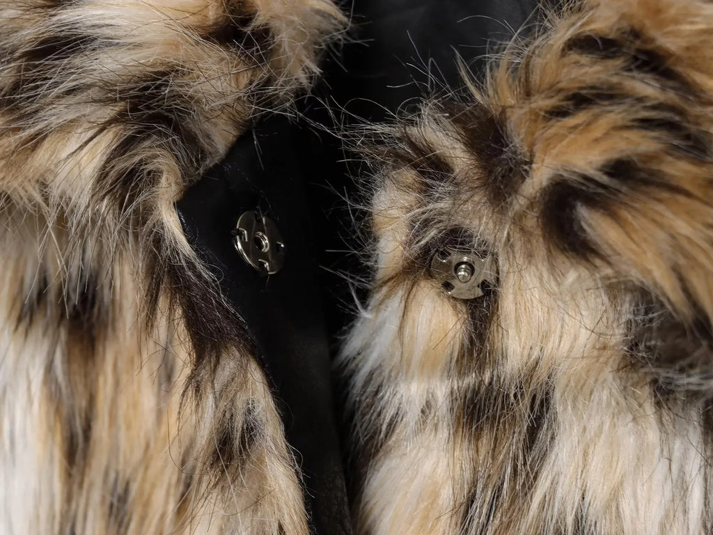 Women Fashion Faux Fur Coat Women 2025 Autumn Warm Stylish Casual Coat Winter Street Slim Elegant Outerwear Femme New