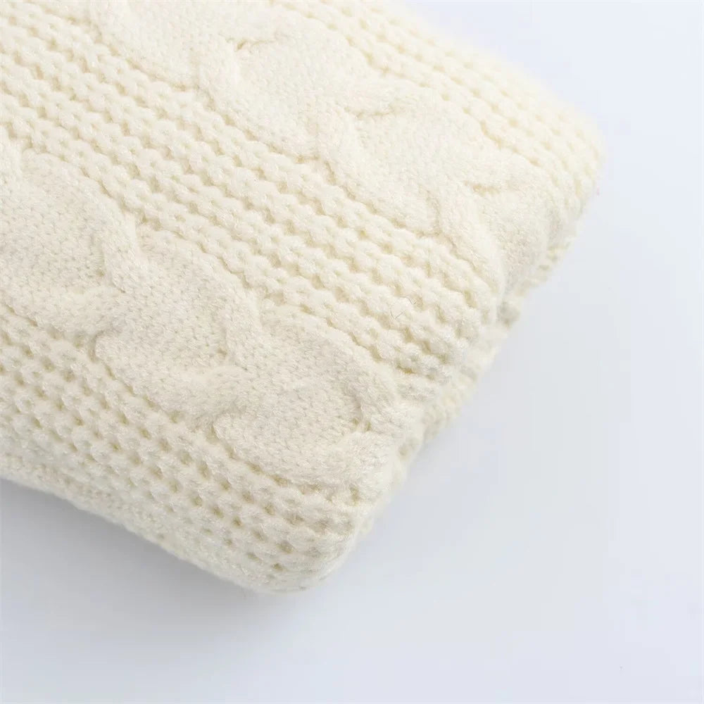 Women's High Collar Breadwear Cotton Clothes Knitted Thick Jacket Coat Autumn/Winter New Women's Clothing