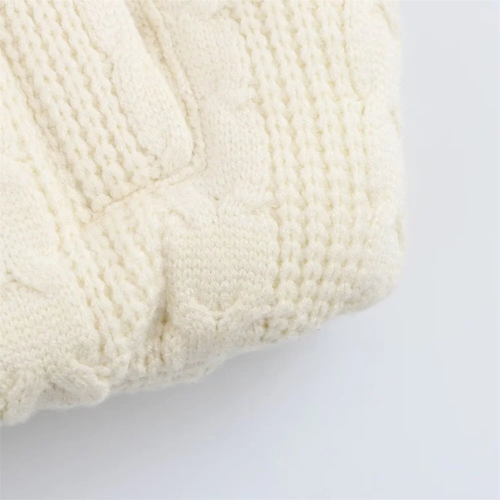 Women's High Collar Breadwear Cotton Clothes Knitted Thick Jacket Coat Autumn/Winter New Women's Clothing