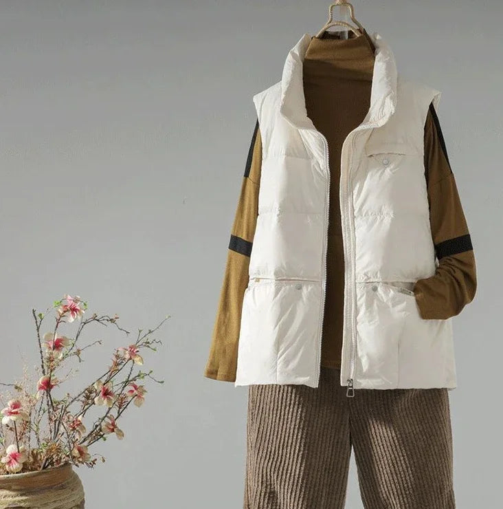 Women's Vests Warm Loose Sleeveless Youthful Trend 2025 Lady Padded Cotton Giletes Insulated Casual Demi-season Autumn Cheap