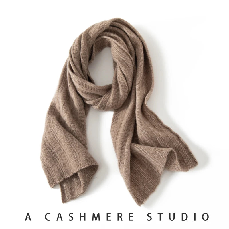 Winter Keep Warm Cashmere Scarf for Women/Men 2025 New Fashion Casual Outdoor Solid Color Scarf Cashmere Knit Scarves Unisex
