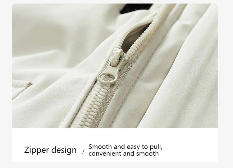 New Winter Men's Jacket for Men Color Block Lamb Wool Thick Cotton Warm Hooded Loose Zipper Casual Men's Clothing Coats Parkas