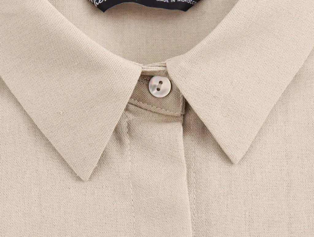 2025ZA&JIA new women's wear European and American style French design shirt versatile casual loose shirt