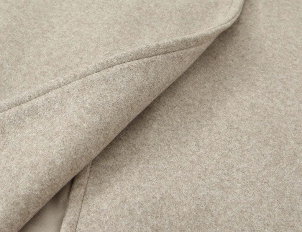 Women Winter Luxury Long Coats Solid Warm Soft Wool Long Coat Women High Street Loose Casual Double Breasted Overcoat 2025