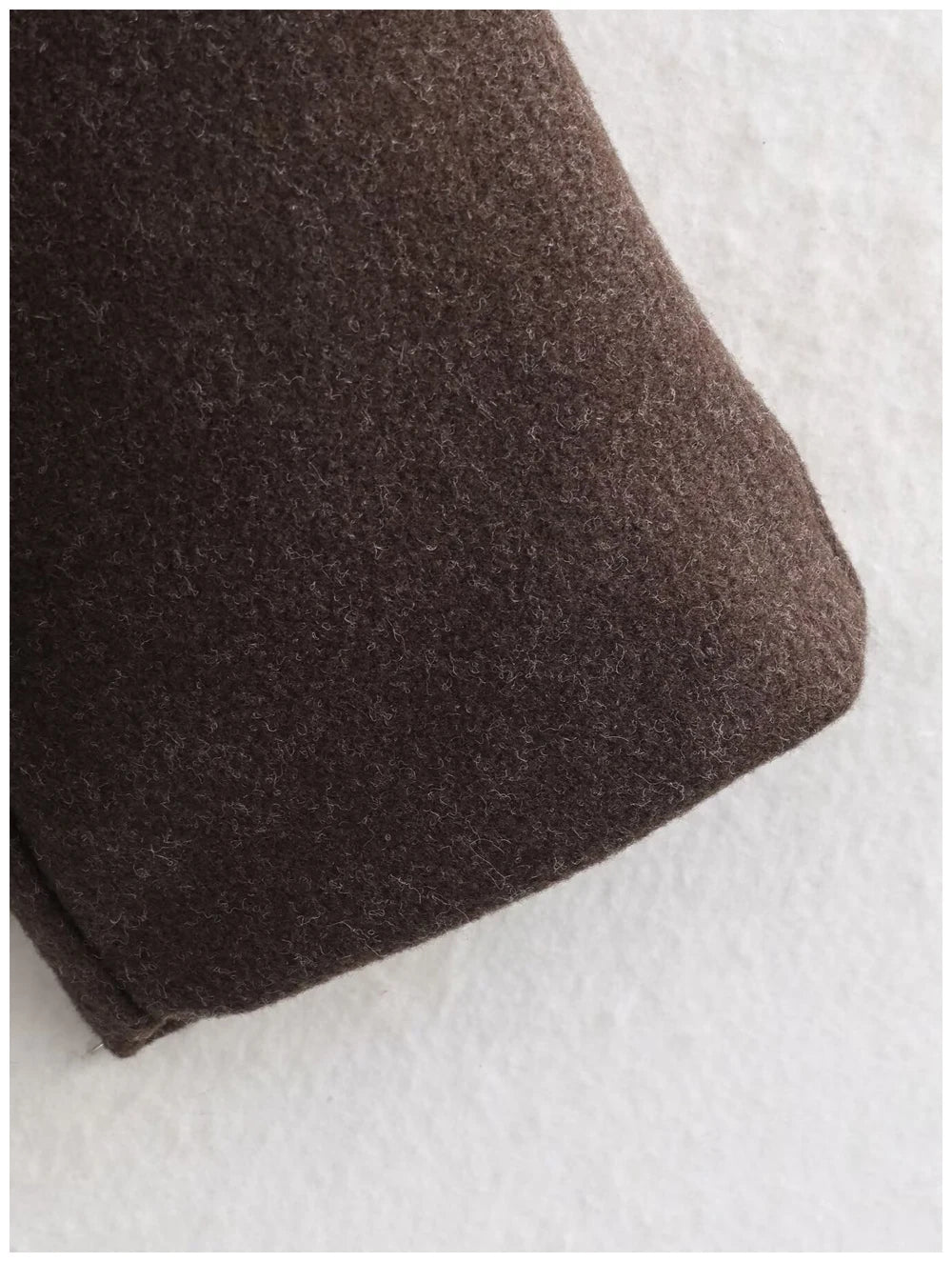 Womens Fashion Coat With Fur Collar Single Breasted Wool Coat Stylish And Versatile Suitable For Everyday And Work Wear