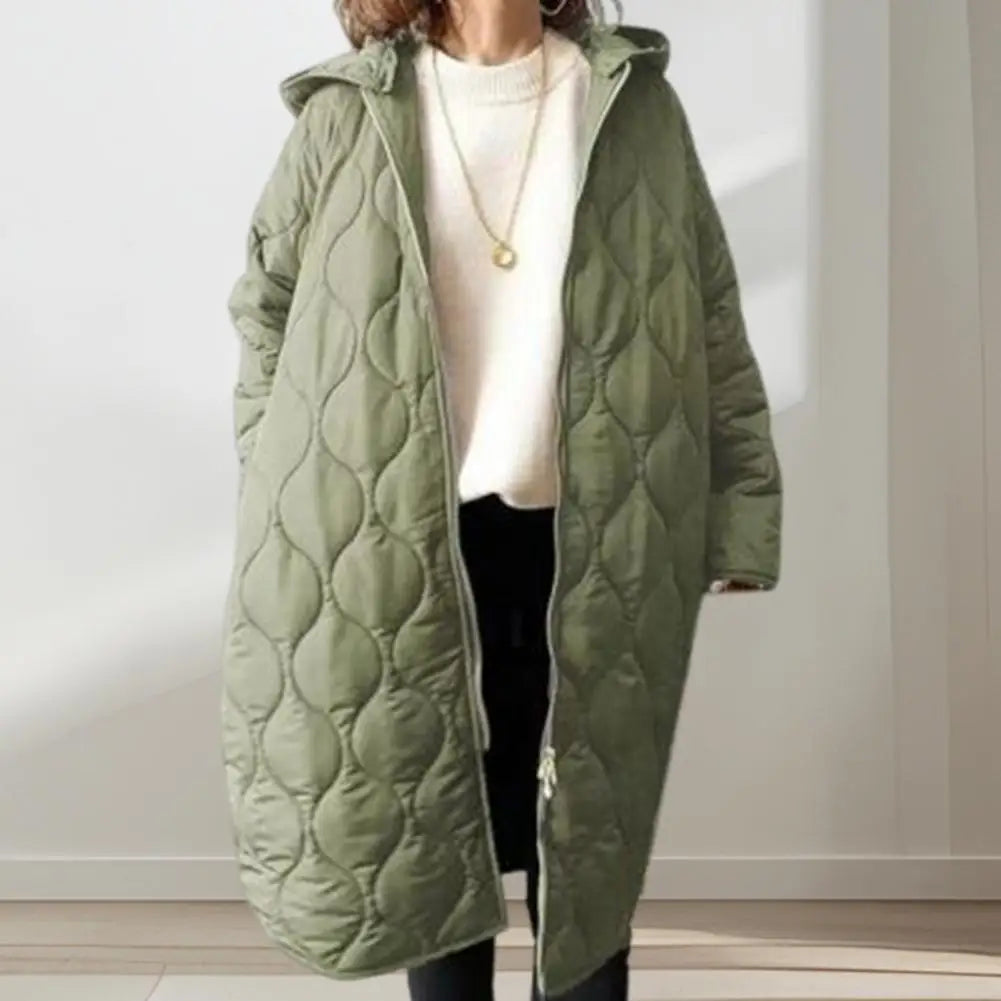 Women's Hoodies Coat Winter Warm Oversize Long Jacket Vintage Fashoin Long Sleeve Clothes Thick Overcoat Solid Woman Coat