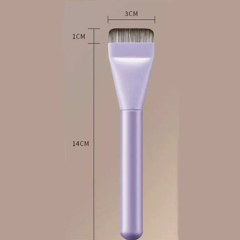 Foundation Makeup Brush Flat Head 1 Piece Lightweight No Streaks Professional Kabuki Brush for Liquid Foundation Application