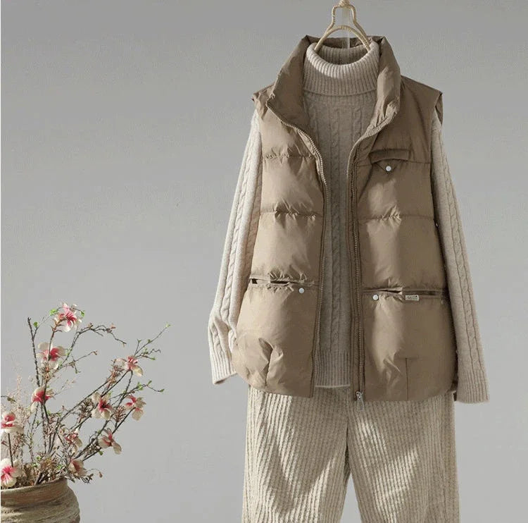 Women's Vests Warm Loose Sleeveless Youthful Trend 2025 Lady Padded Cotton Giletes Insulated Casual Demi-season Autumn Cheap